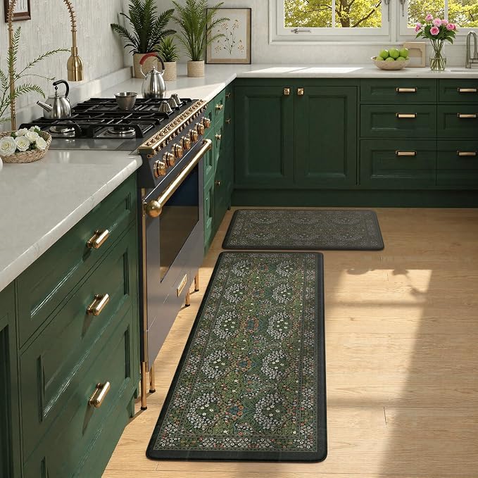 Collive Anti Fatigue Kitchen Rugs Sets of 2, Non Slip Waterproof Kitchen Mat - Image 8