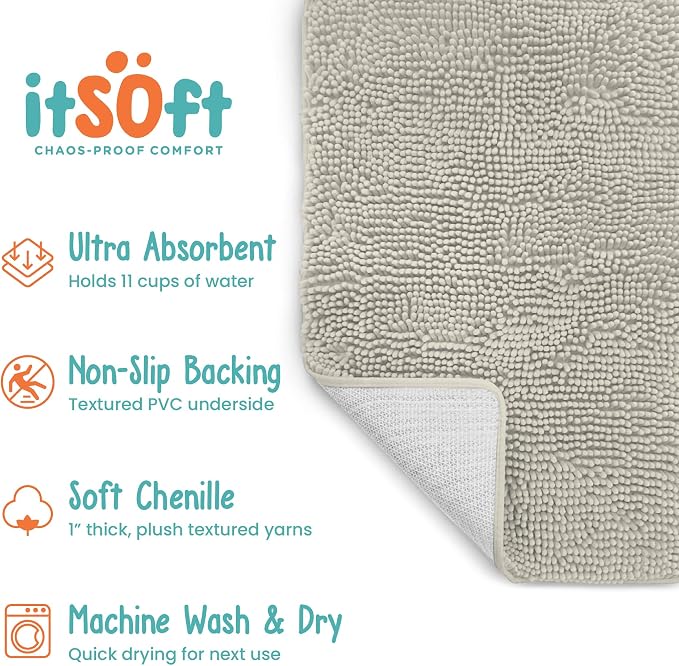 Dog Rugs for Muddy Paws 25x18 | Cleaner Mud Free Floors | Muddy Dogs Mats for - Image 7