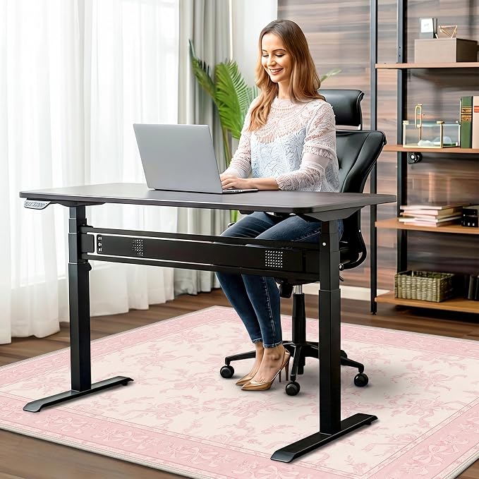 48"x72" Office Chair Mat for Hardwood Tile Floor, Under Desk Carpet Protector - Image 2
