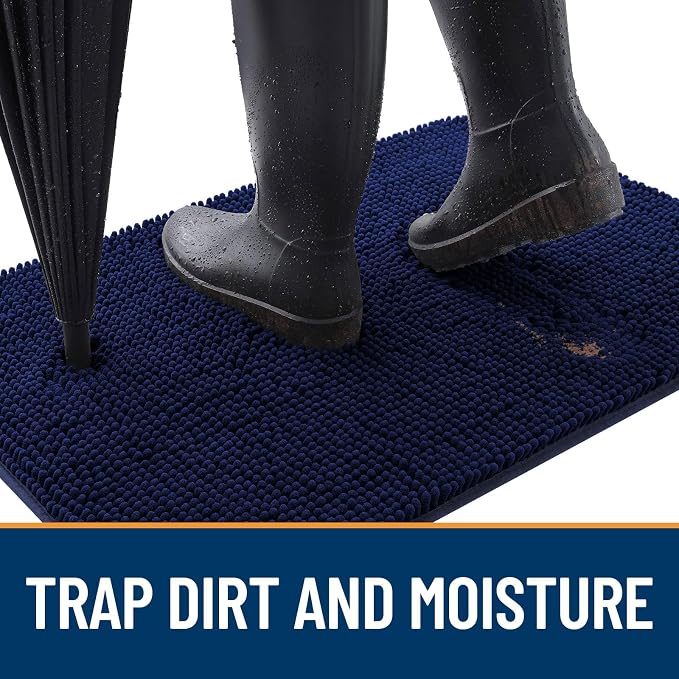 OLANLY Dog Door Mat for Muddy Paws 59x24, Absorbs Moisture and Dirt, Absorbent - Image 2