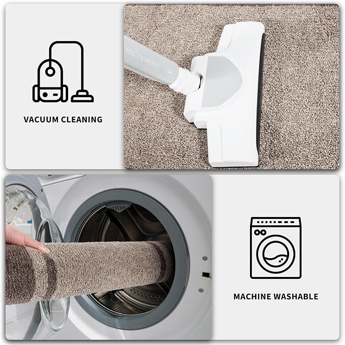 PURRUGS Dirt Trapping Door Mat 24" x 60", Non-Slip Machine Washable Entryway Rug - Image 7