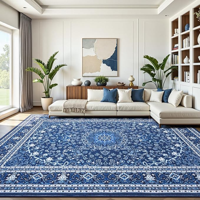 Lofus 8x10 Area Rugs for Living Room, Machine Washable Non-Slip Area Rug by Lofus