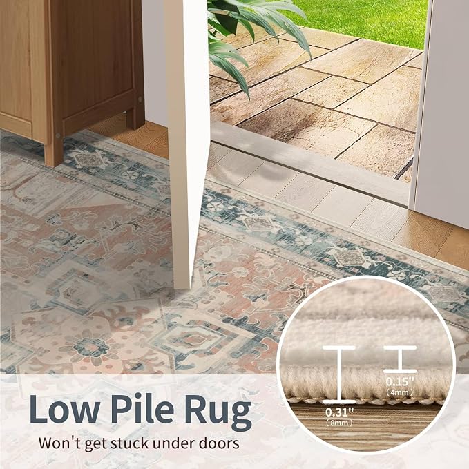 Rugxara 4X6 Rug, Washable Area Rugs - Image 7