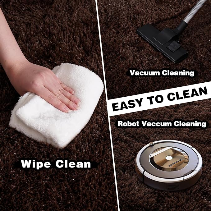 Area Rugs 9x12 for Living Room, Ultra Soft Fluffy Rugs for Bedroom, Non-Slip - Image 4