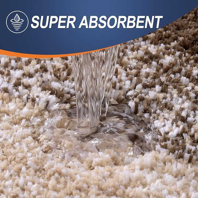 OLANLY Bathroom Runner Rugs Mat 47x17, Extra Soft Absorbent Microfiber Bath Rugs - Image 4
