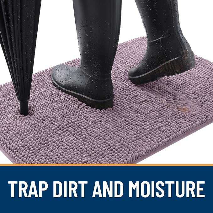 OLANLY Dog Door Mat for Muddy Paws 59x24, Absorbs Moisture and Dirt, Absorbent - Image 2
