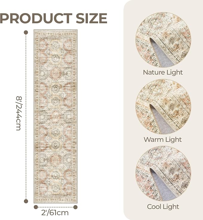 Rug Runners for Hallways Non Slip - Image 2