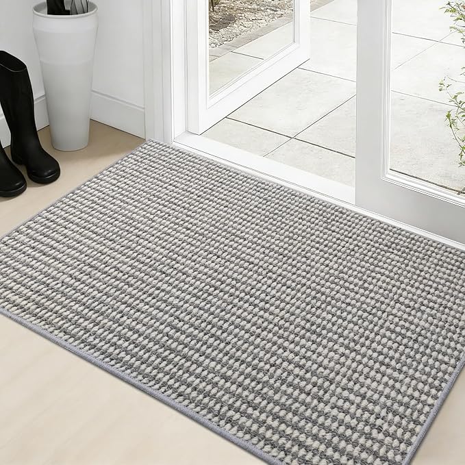 Dirt Trapping Door Mat 24x36, 3D Scarping Surface Doormat by Unknown