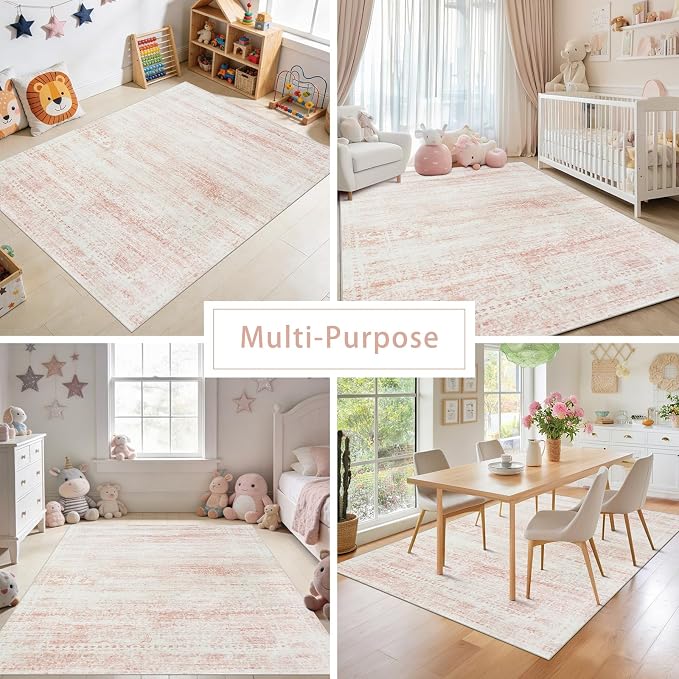 Srugn Washable Rugs 6x9 Area Rugs - Image 5