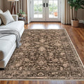 KILOCOCO Area Rug 5x7 Living Room Rug Washable Printed Vintage Floral Non Slip by Kilococo