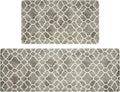 FRESHMINT Kitchen Mat Set of 2, Anti-Fatigue Cushioned Kitchen Mats by FRESHMINT