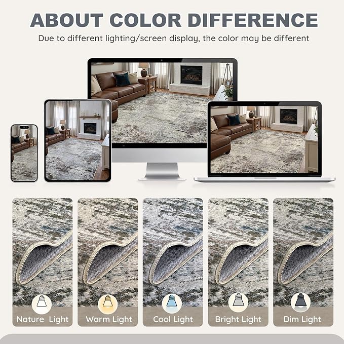 DMOYEST Area Rug Living Room Rugs - Image 7