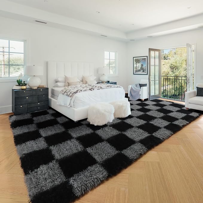 KICMOR Rugs for Living Room 7x9 Area Rug, Indoor Soft Plush Big Rug for Kids - Image 7