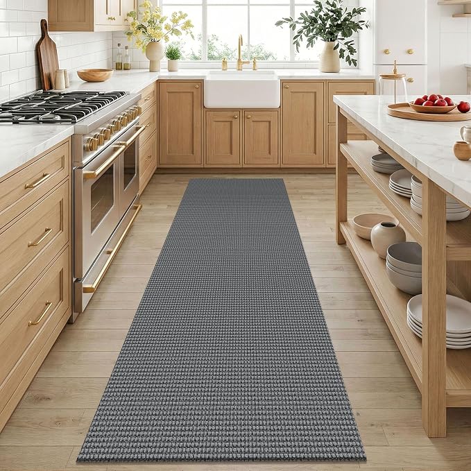 KOZYFLY 3x6 Washable Runner Rug, Non Slip Wide Runners - Image 2