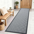 OLANLY Front Door Mat Outside Entrance 71x23, Heavy Duty Sturdy Natural Rubber by OLANLY