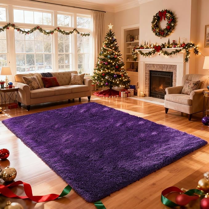 10X14 Large Area Rugs for Living Room Bedroom, Big Shag Rug for Bedroom Dorm - Image 2