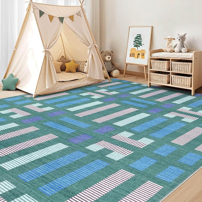 cotiled 8x10 Area Rugs Living Room Rug: Washable Boho Rugs - Image 7
