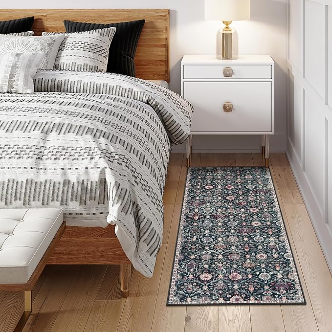 Lahome Moroccan Trellis Kitchen Runner, 2x5 Rug Runners - Image 6