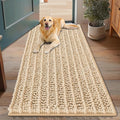 Smiry Dog Door Mat for Muddy Paws 48x30, Absorbent Dirt Trapper, Non-Slip by Smiry
