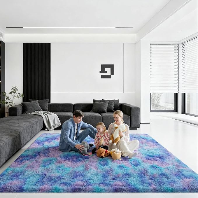 8x10 Area Rugs for Living Room, Large Fluffy Rugs for Bedroom, Fuzzy Shag Soft by Unknown