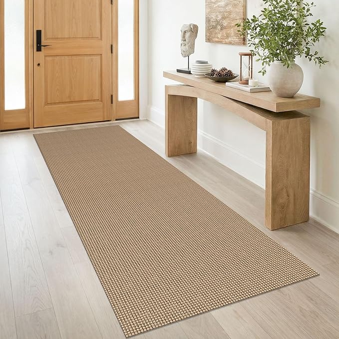 IOHOUZE Washable Runner Rug 3x8 Non Slip Rubber Backed Wide Hallway Runner by iOhouze
