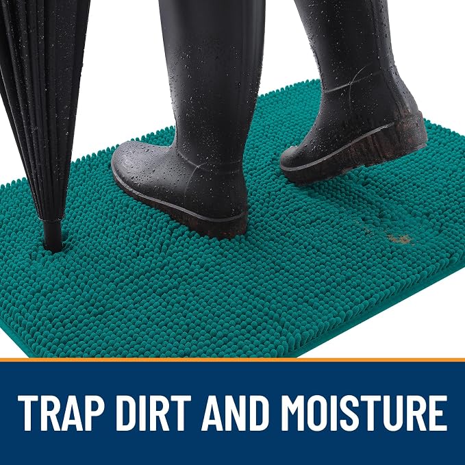 OLANLY Dog Door Mat for Muddy Paws 70x46, Absorbs Moisture and Dirt, Absorbent - Image 2