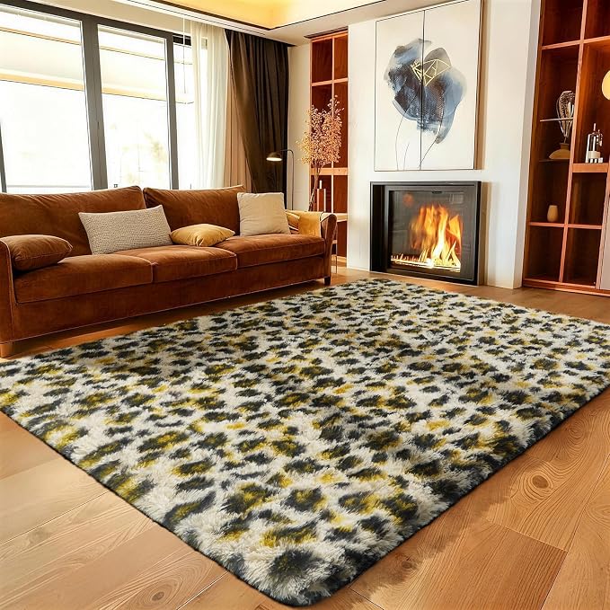 Ophanie 6x9 Leopard Rugs for Living Room Bedroom, Large Cheetah Print Rug - Image 5