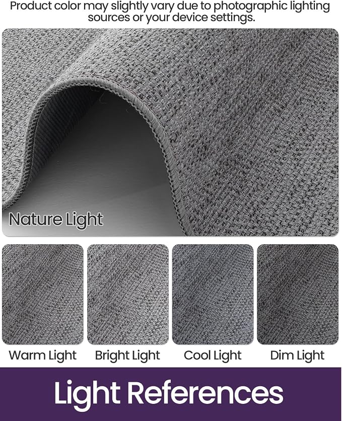 DEXI Ultra Thin Door Mat Indoor Entrance 35x56, Non Slip Rubber Backed Entryway - Image 3
