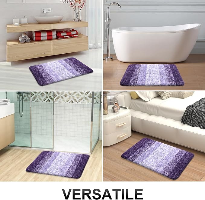 OLANLY Bathroom Runner Rugs Mat 47x24, Extra Soft Absorbent Microfiber Bath Rugs - Image 6