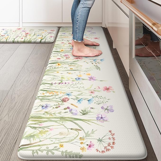 KIMODE Anti Fatigue Kitchen Mats by StayinComfortCookwithJoy
