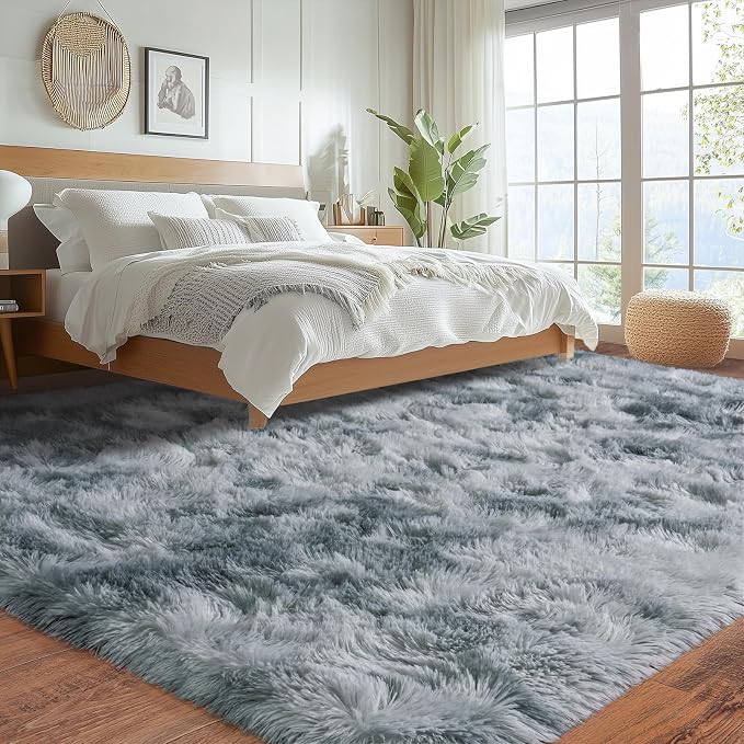 8x10 Area Rugs for Living Room, Ultra Soft Fluffy Large Shaggy Rug Carpet for - Image 7