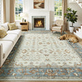 Lessymo Washable Area Rug for Living Room, 8x10 Large Rugs by Lessymo