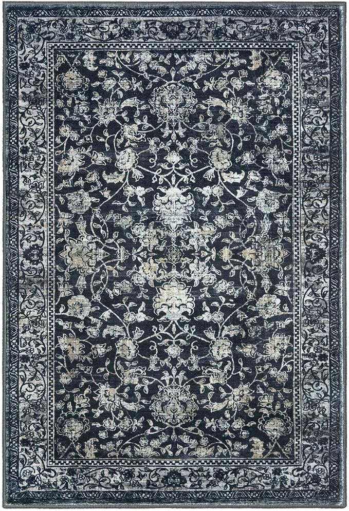 KILOCOCO Small Area Rug 2x3 Entryway Rugs Printed Vintage Floral Washable Rug - Image 10