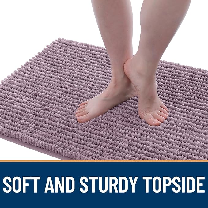 OLANLY Dog Door Mat for Muddy Paws 44x24, Ultra Absorbent Chenille Mud Doormat - Image 3