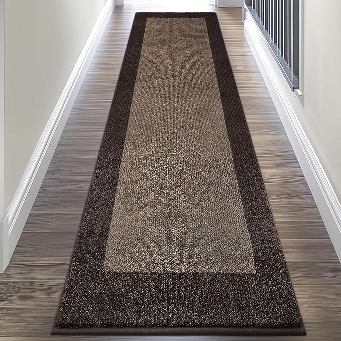 Machine Washable Kitchen Rug 24" x 96", Non Slip Kitchen Mat by Unknown