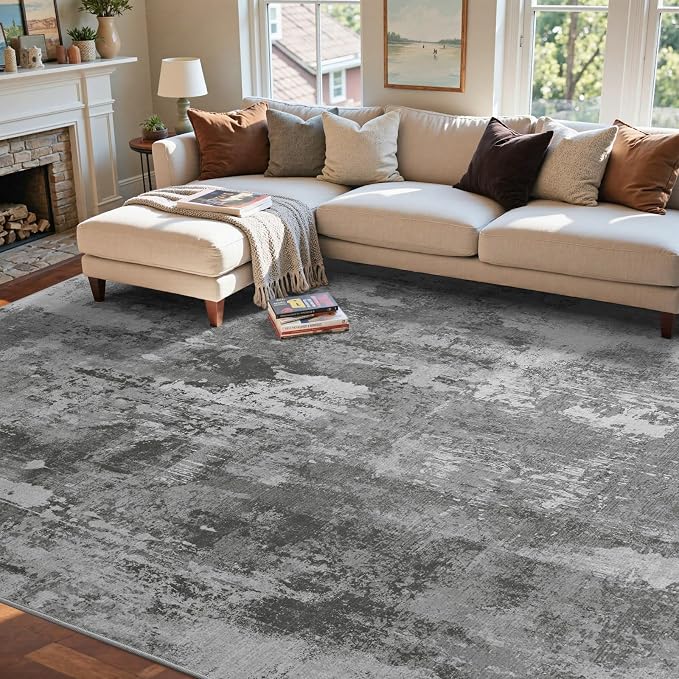 6x9 Ft Large Area Rugs for Living Room, Soft Non-Slip Washable Rugs Modern - Image 3
