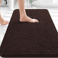 OLANLY Bathroom Rugs 32x20, Extra Soft Absorbent Chenille Bath Rugs, Rubber by OLANLY