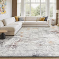 Rugflix 8x10 Area Rugs for Living Room, Washable Large Rug Stain-Resistant Low by RugflixAreaRugs