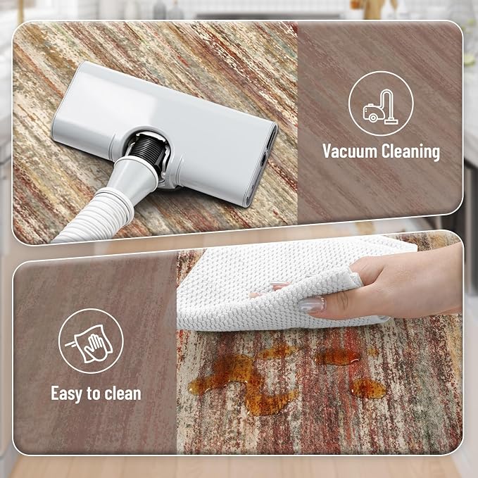 KIMODE Anti Fatigue Kitchen Mats, Farmhouse Kitchen Rugs Sets of 2, Non Slip - Image 5