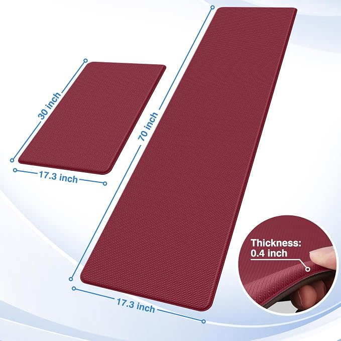 StepRite Kitchen Mats, Cushioned Anti Fatigue Kitchen Mats - Image 2