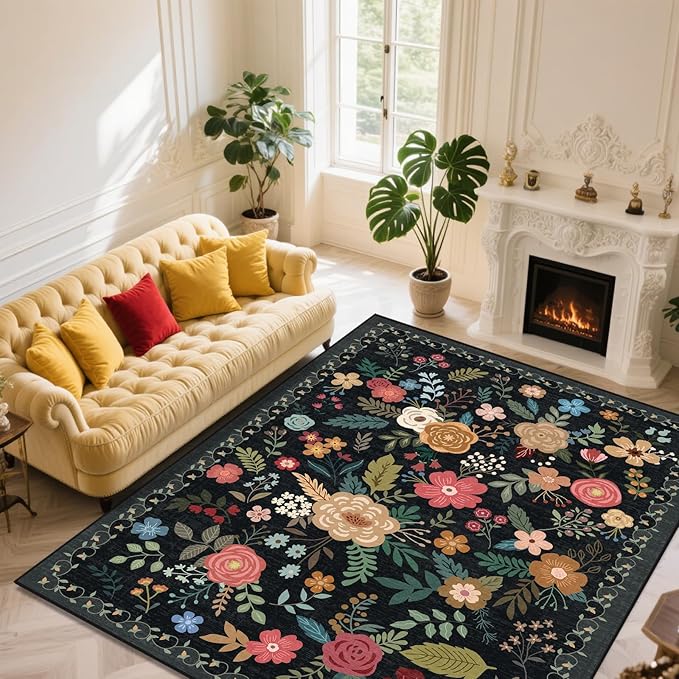 Extra Large 10x14 Area Rug for Living Room, Washable Rugs for Dining Room - Image 7
