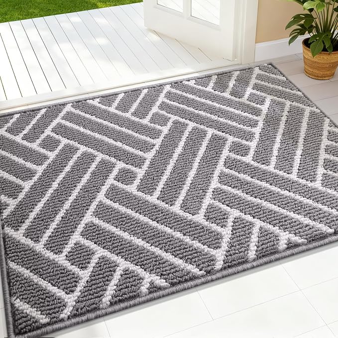 OLANLY Indoor Door Mat, 32x20 Inch, Dirt Resistant and Absorbent, Non-Slip by OLANLY
