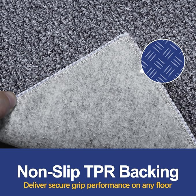 Dirt Trapping Door Mat 24x36, 3D Scarping Surface Doormat - Image 4