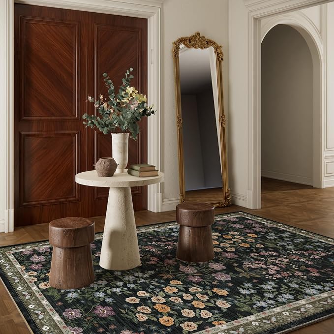 Machine Washable Living Room Rug: 5x7 Area Rugs - Image 8