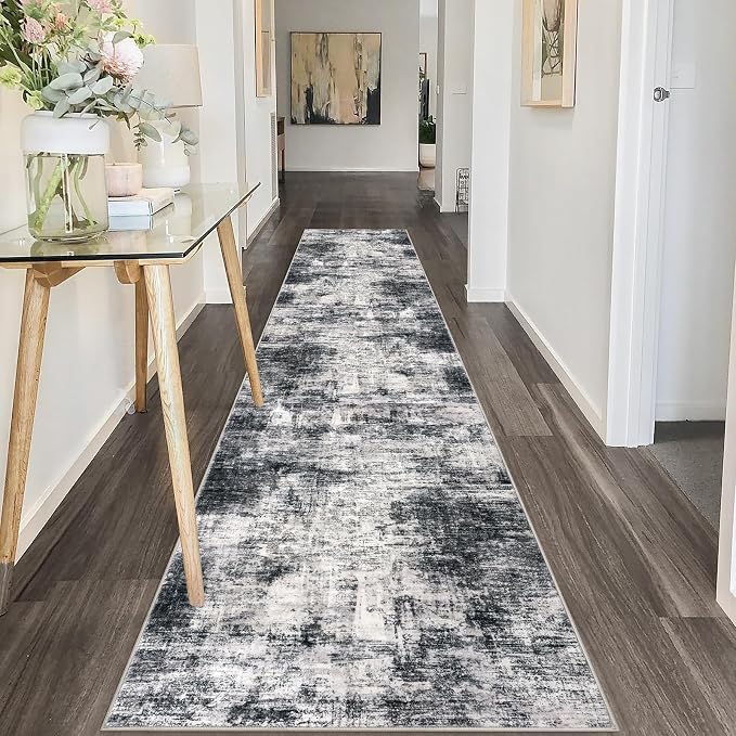 IOHOUZE Abstract Runner Rug 2x10 Ft Washable Runners - Image 9
