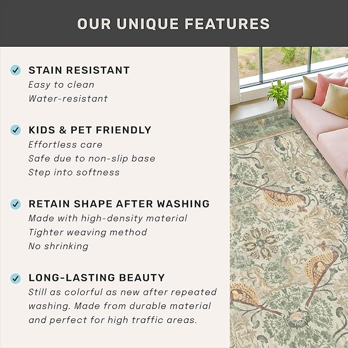 Vintage Runner Rugs for Hallways - Image 6