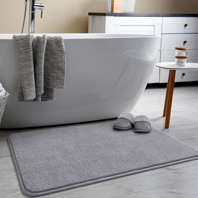 Keeko 2x3 Grey Area Rugs for Bedroom Living Room, Soft Modern Indoor Throw Rugs - Image 9
