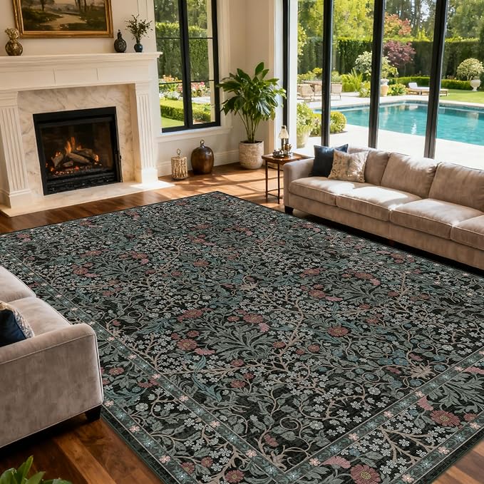 Area Rug for Living Room, 10x12 Large Washable Rugs for Dining Room, Non Slip by Unknown