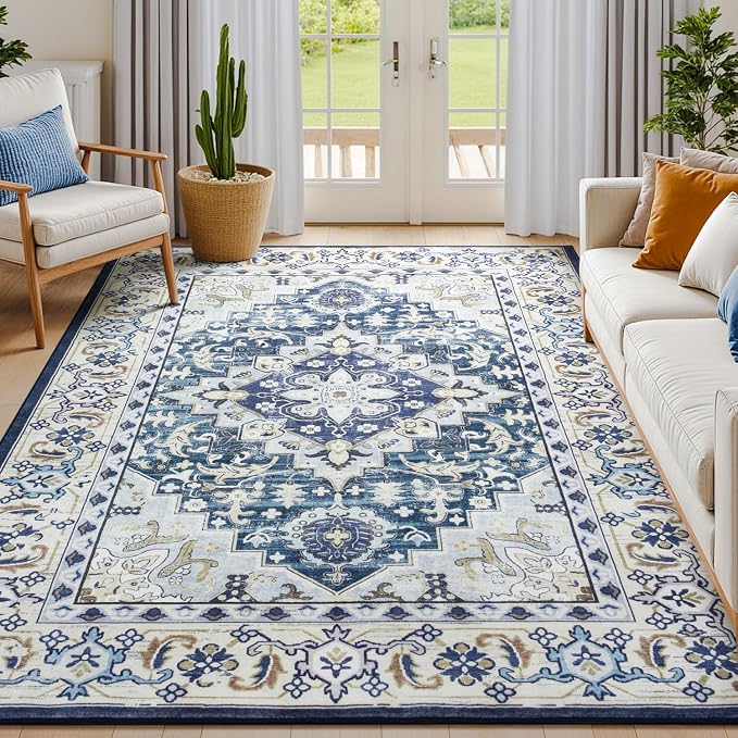 Lessymo 5x7 Area Rug for Living Room by Lessymo