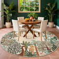 GarveeHome Round Area Rugs 6ft for Bedroom by GarveeHome